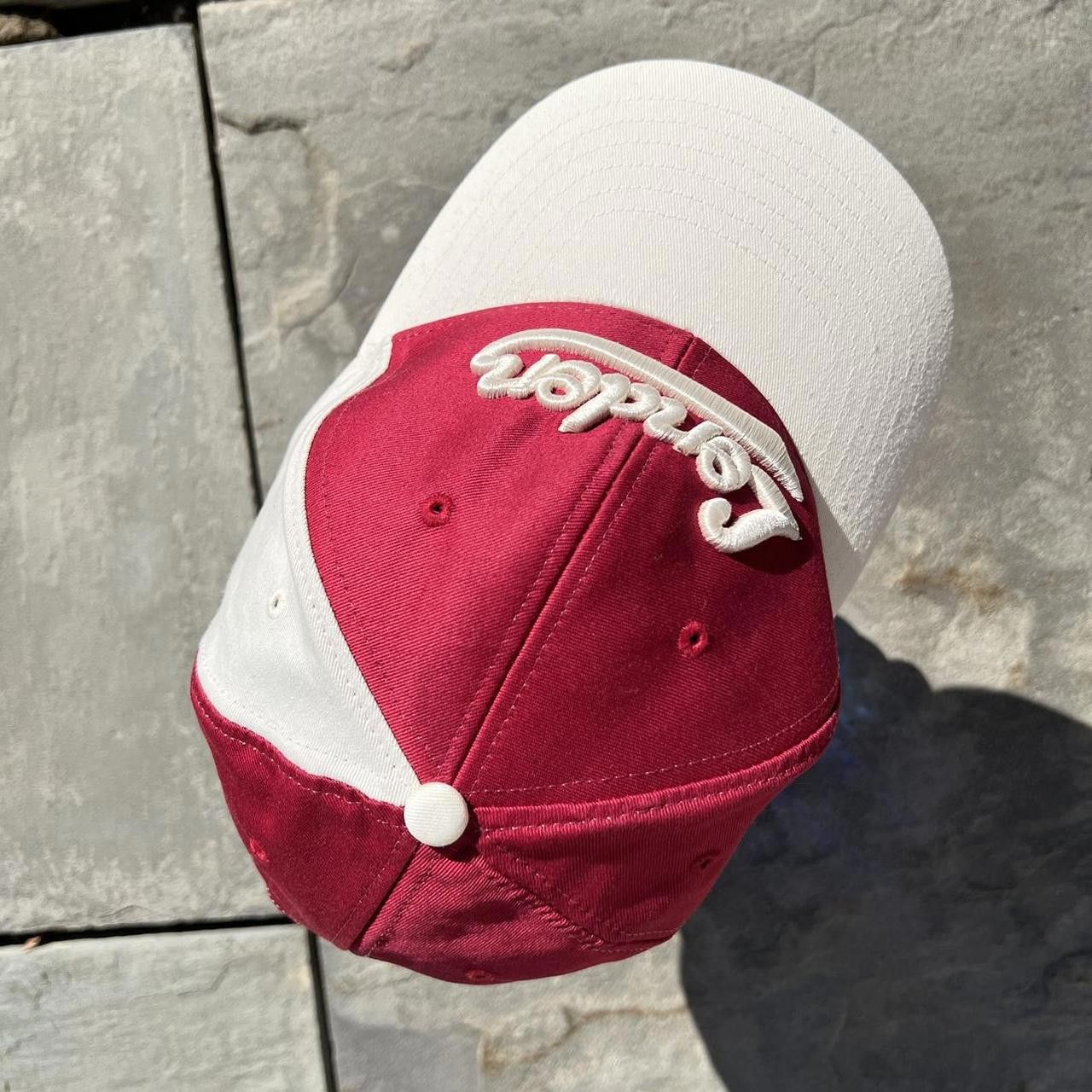 Other Vintage 90s London Maroon and Cream SnapBack Hat Size ONE SIZE - 6 Thumbnail