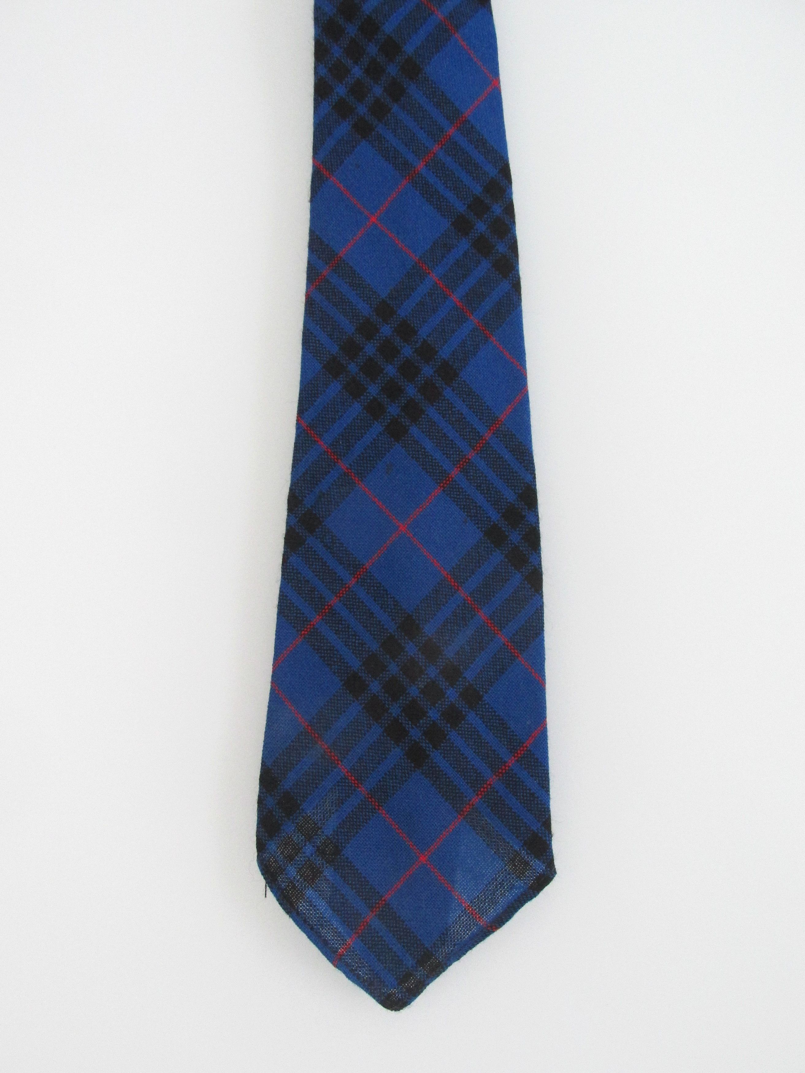 Other Vintage Wool Tartan Plaid Men's Tie Size ONE SIZE - 2 Thumbnail