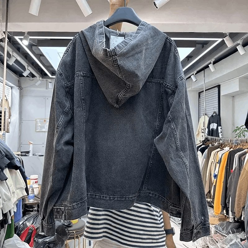 Japanese Brand Retro Hand-Stiched Denim Hoodie Size US M / EU 48-50 / 2 - 2 Thumbnail