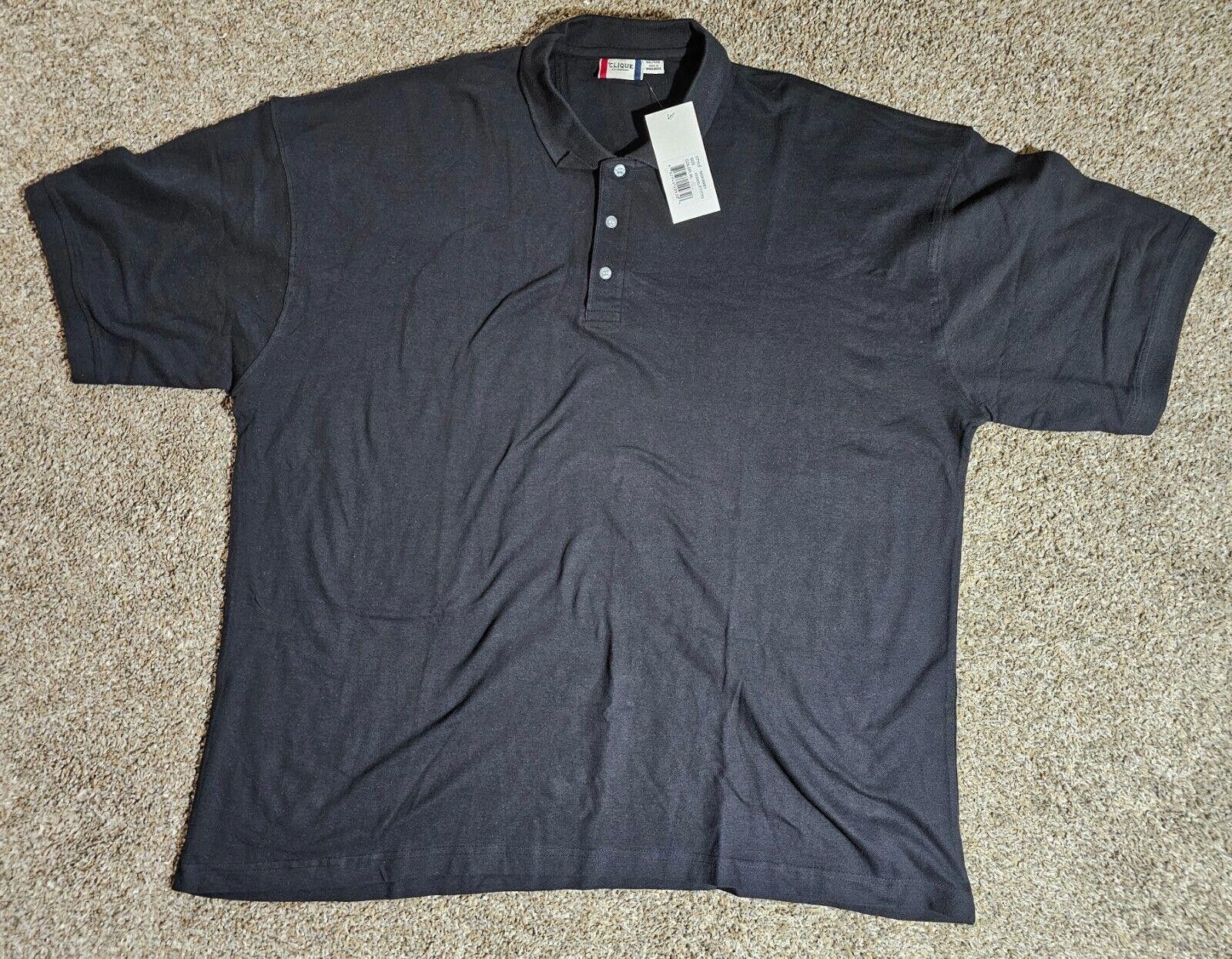 Clique clique polo shirt NWT 5xl XXXXXL Black Size US XXL / EU 58 / 5 - 1 Thumbnail