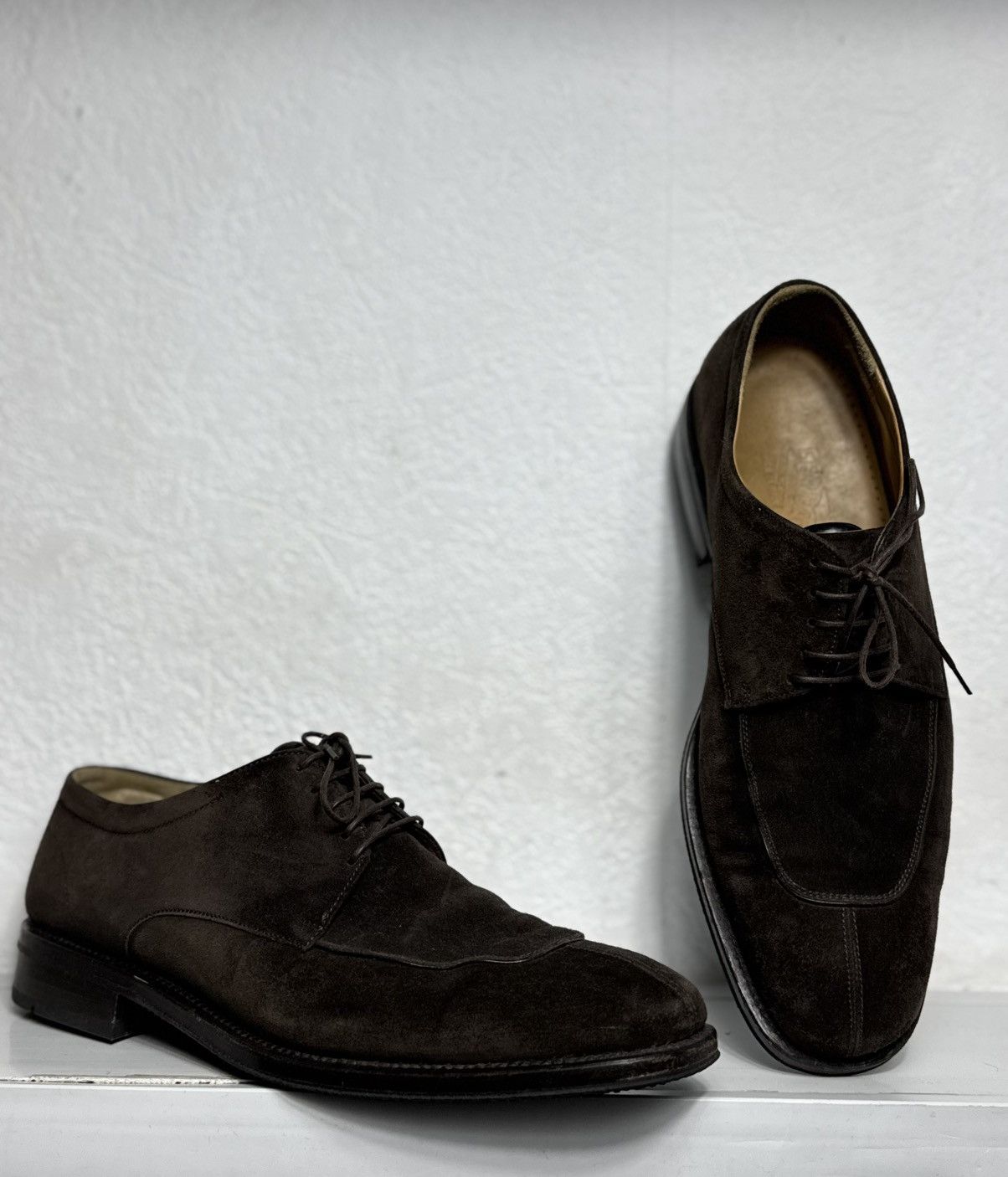 Salvatore Ferragamo Salvatore Ferragamo Suede Men’s Loafers Shoes Size US 8 Size US 8 / EU 41 - 1 Thumbnail