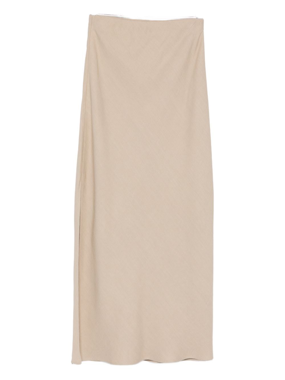 Brunello Cucinelli LINE BLEND LONG SKIRT Size 27" / US 4 / IT 40 - 1 Thumbnail