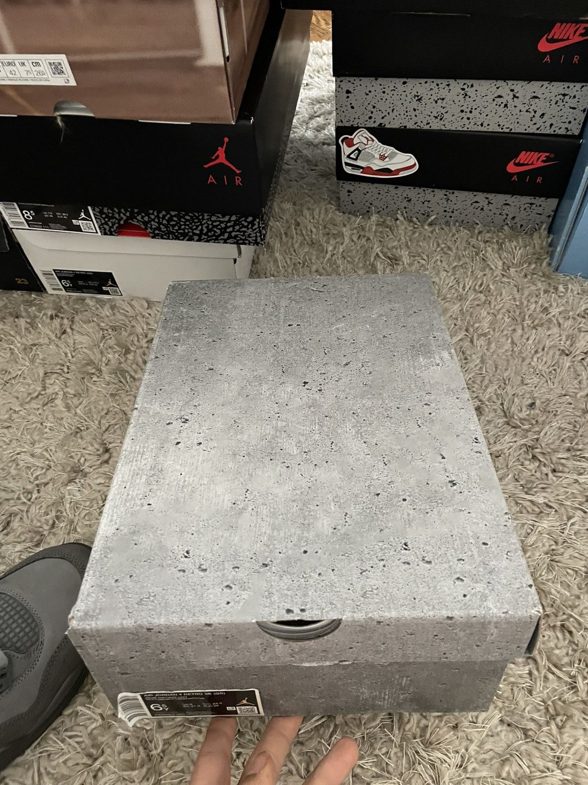 Jordan Brand Jordan 4 Wet Cement Size US 6.5 / EU 39-40 - 12 Thumbnail