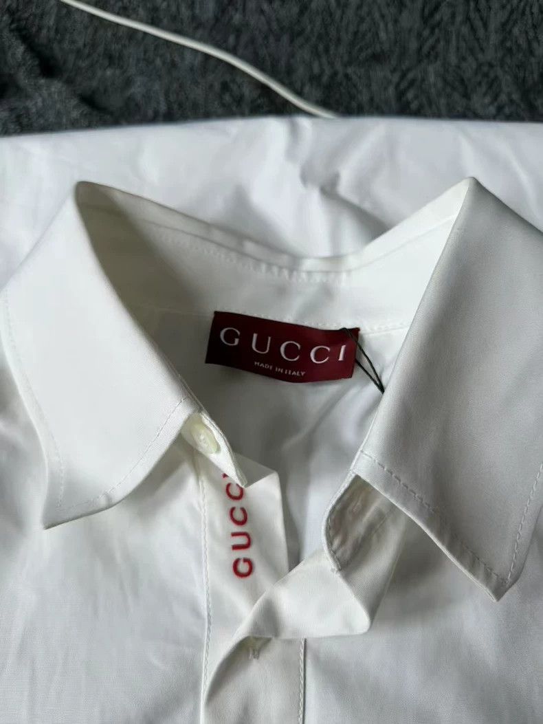 Gucci Gucci Navy collar shirt Size US S / EU 44-46 / 1 - 3 Thumbnail