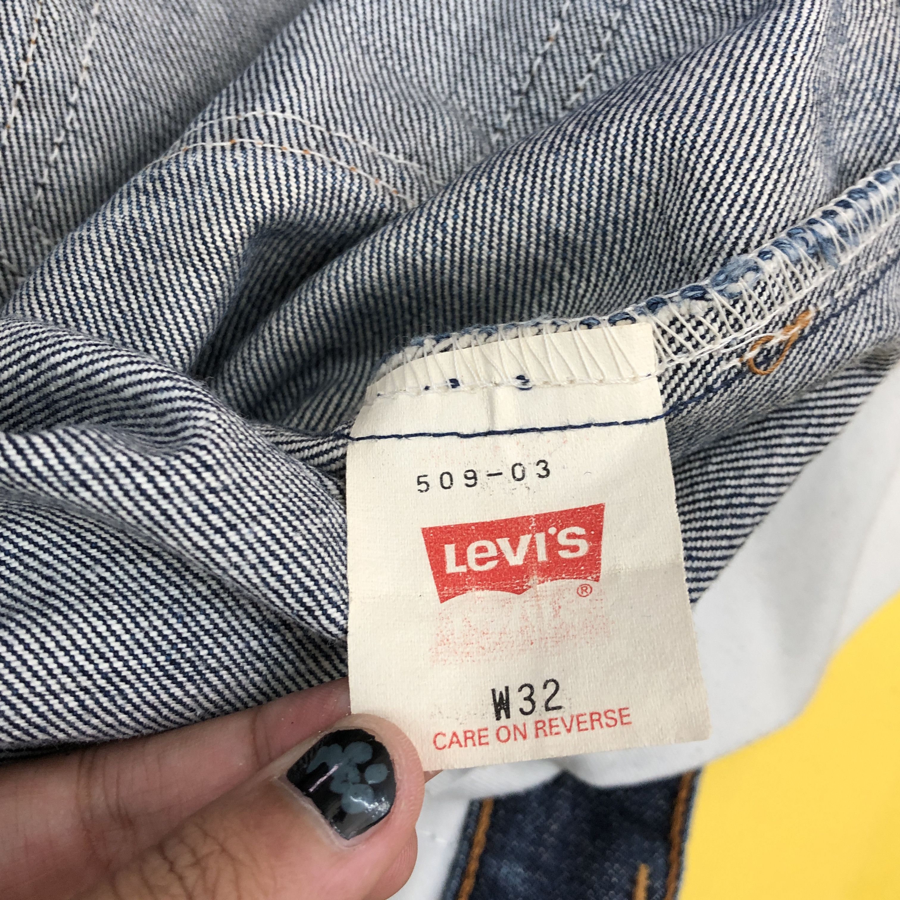 Levi's Vintage 90s Levis Jeans Levi's Fly Indigo Button Denim Size US 30 / EU 46 - 8 Thumbnail