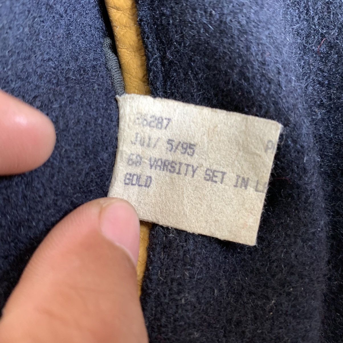 Leather Rare! Vintage 90s Golden Bear Oslo Wool Varsity Jacket Size US S / EU 44-46 / 1 - 13 Thumbnail