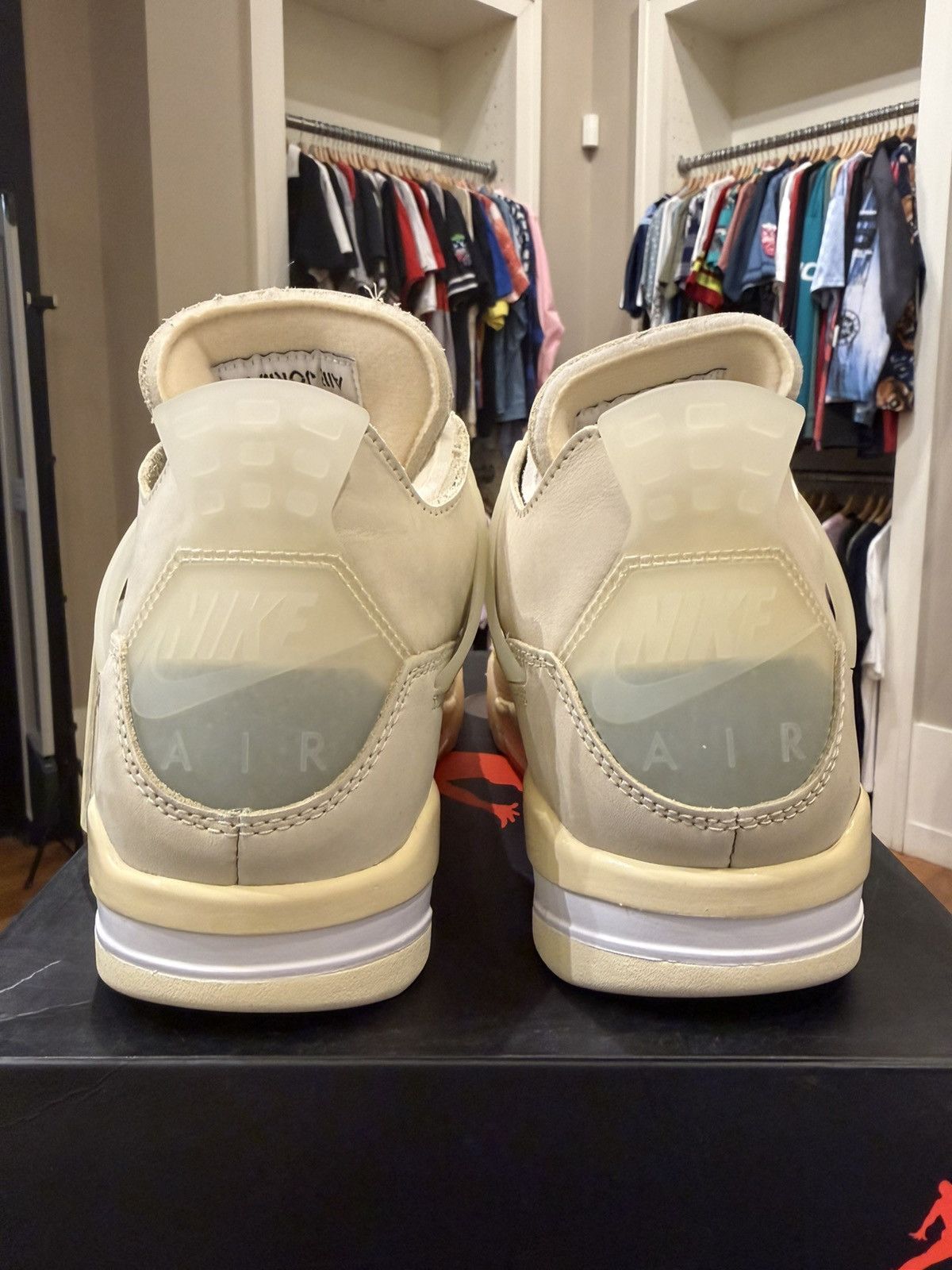 Jordan Brand Jordan 4 Retro ‘Off-White Sail’ Size US 6.5 / EU 39-40 - 3 Thumbnail