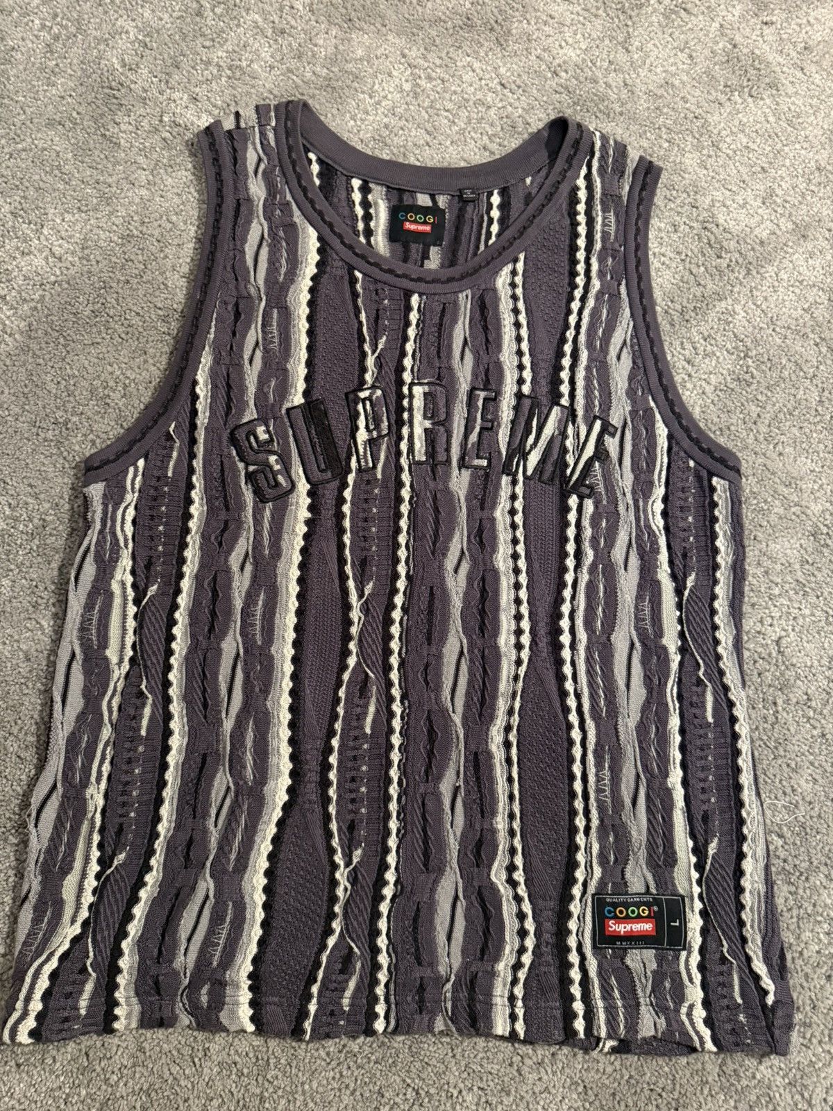 supreme coogi basketball jersey S Supreme Coogi Basketball Jersey