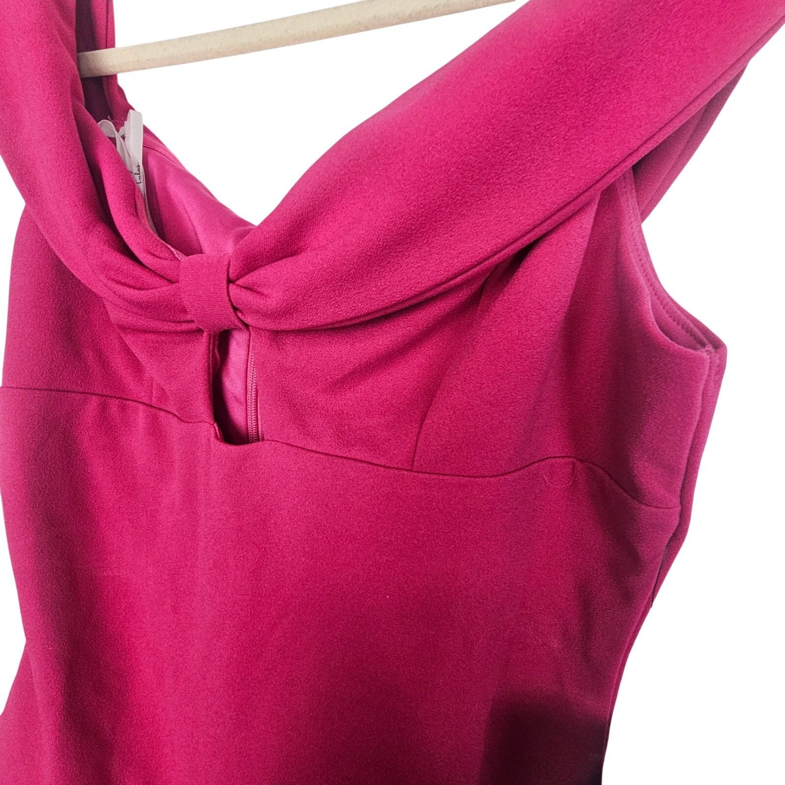 Lulus Lulus Womens Off Shoulder Bodysuit Size L One PIece Keyhold Size L / US 10 / IT 46 - 4 Thumbnail