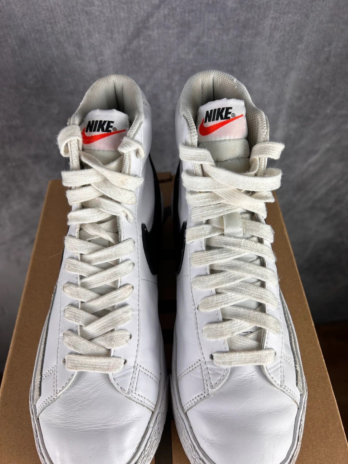 Nike Nike Blazer Mid classic sneakers with black swoosh Size US 8 / IT 38 - 6 Thumbnail