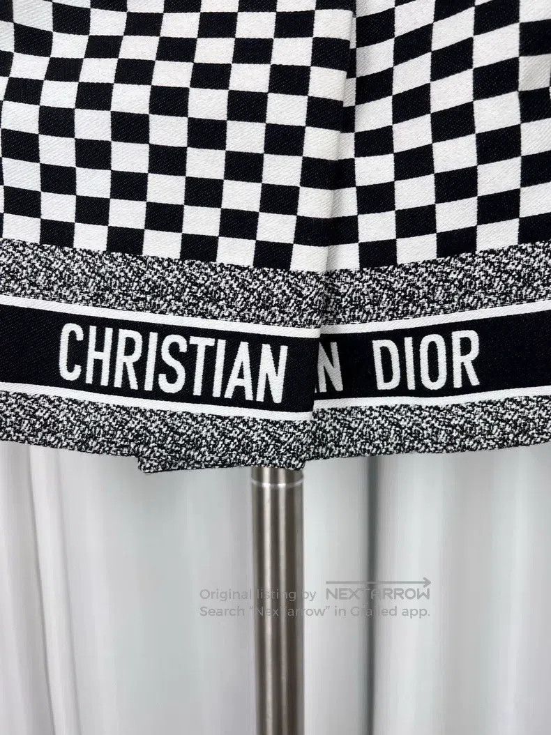 Dior Dior Black and white checkerboard suit jacket letter logo Size XS / US 0-2 / IT 36-38 - 5 Thumbnail