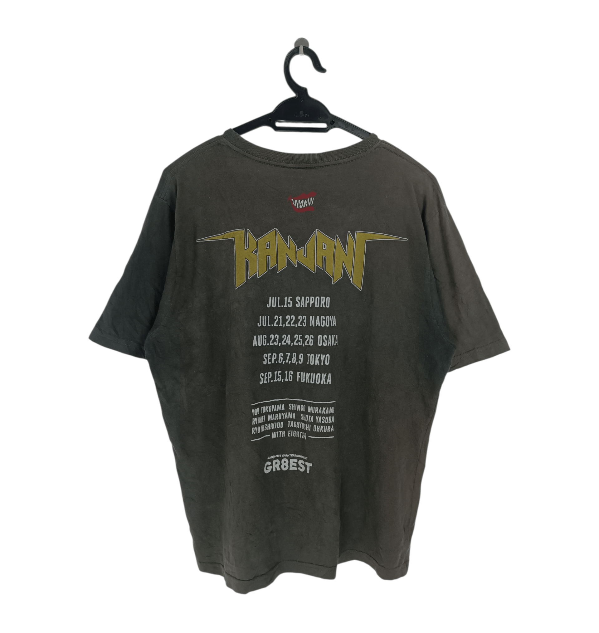 Band Tees VINTAGE KANJANI EIGHT SUPER EIGHT JAPANESE BAND 2018 TOUR Size US M / EU 48-50 / 2 - 2 Thumbnail