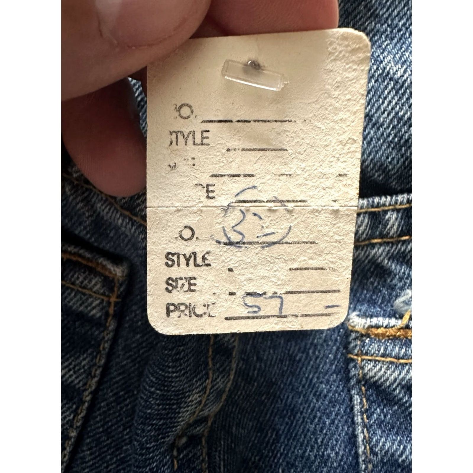 Calvin Klein VINTAGE Calvin Klein Jeans Union Made 32/34 Mens Blue USA 90s NWT Deadstock Made in USA Size US 32 / EU 48 - 3 Thumbnail