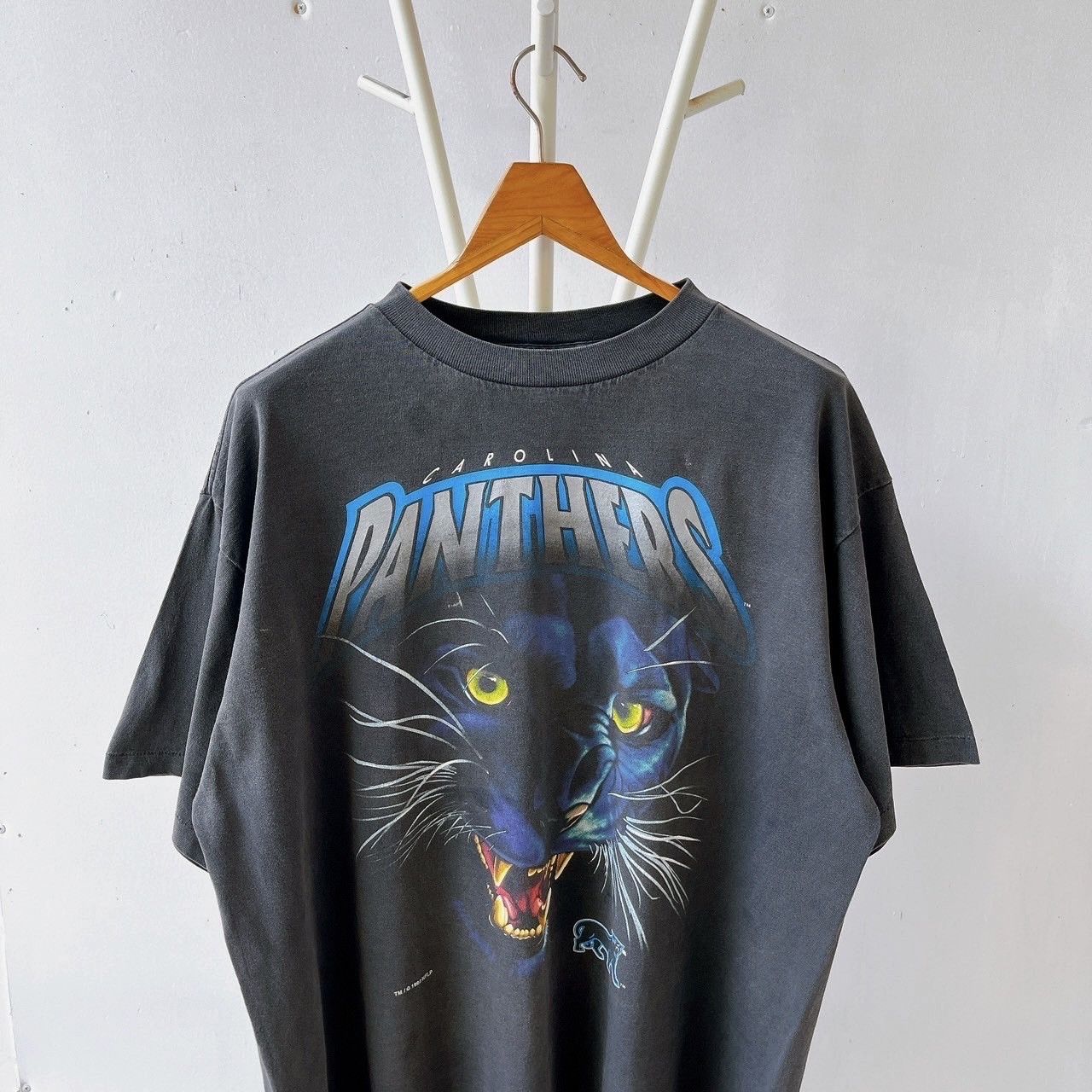 Salem Sportswear × Vintage 90s Carolina Panthers NFL t-shirt/ XL Size US XL / EU 56 / 4 - 3 Thumbnail