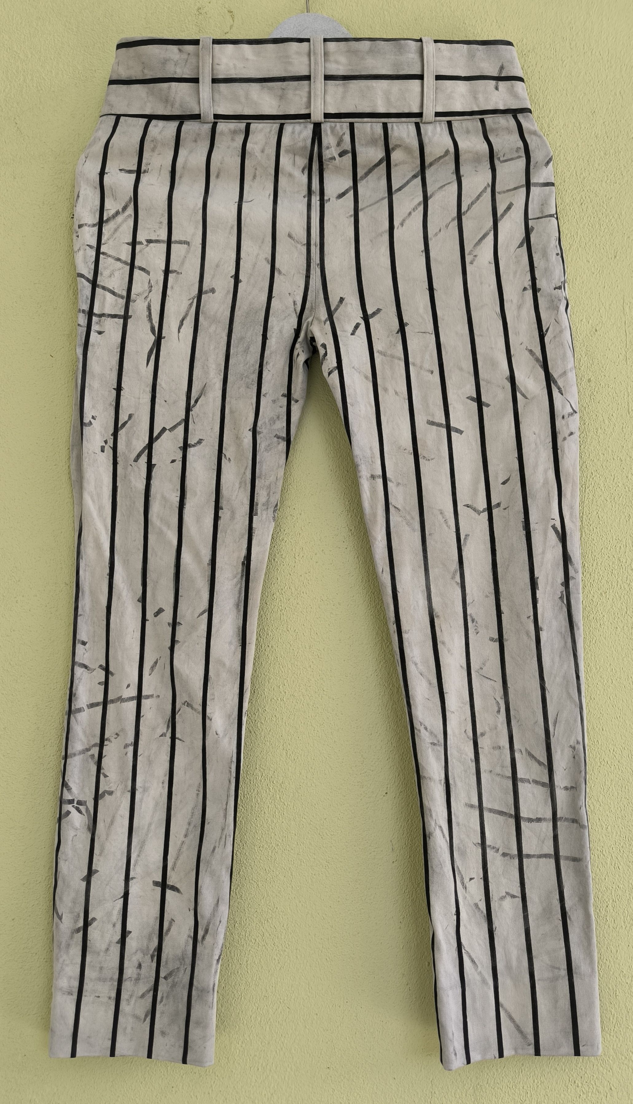 Acne Studios ACNE STUDIOS side zipper waist striped down pants Size 29" - 6 Thumbnail