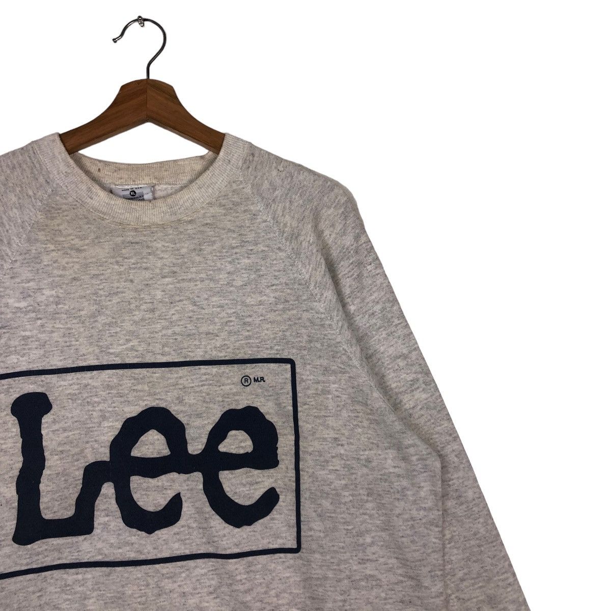 Vintage 🔥Vintage Sweatshirt Lee Pull Over Big Logo Spell Out Size US XL / EU 56 / 4 - 6 Thumbnail