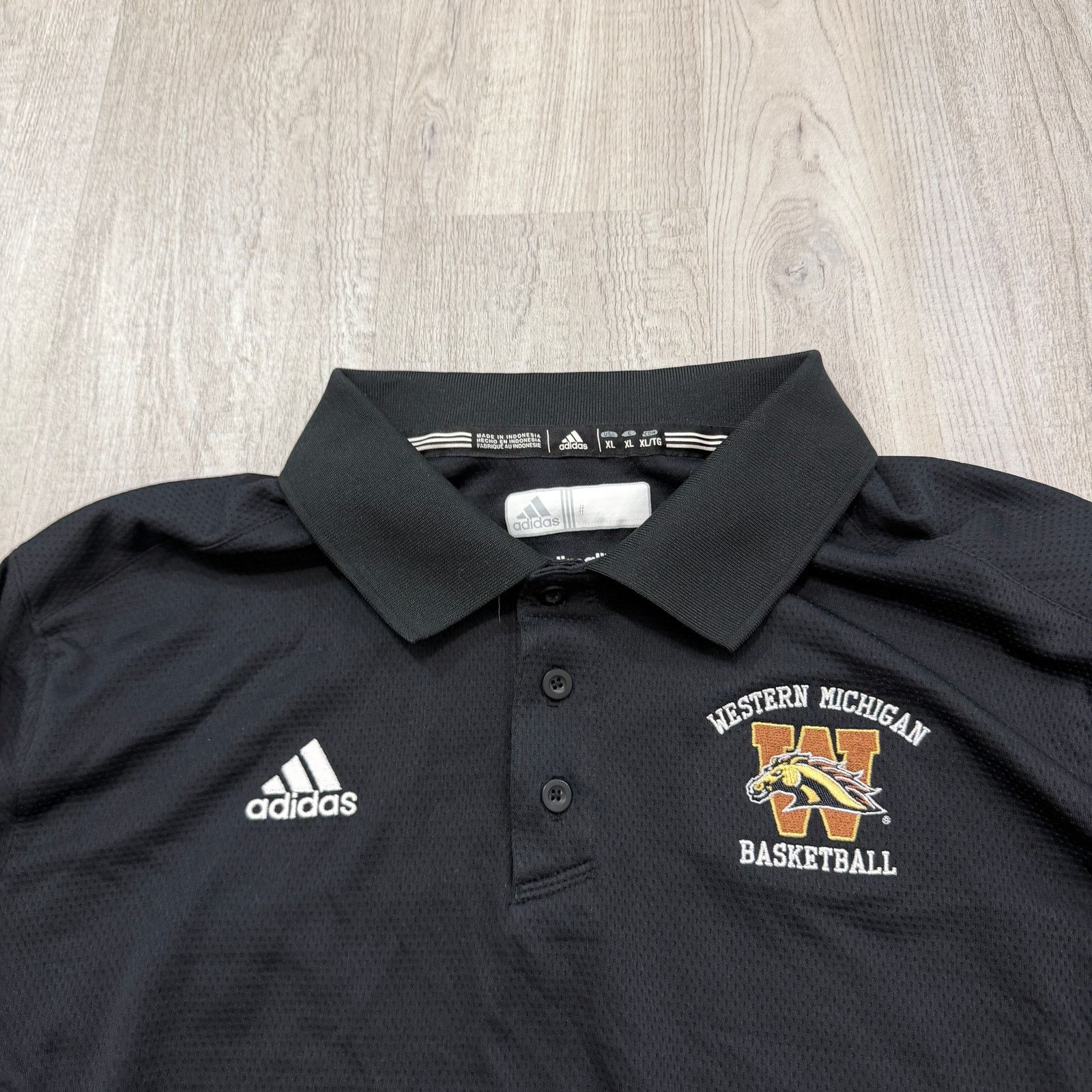 Adidas Adidas Western Michigan Broncos Basketball Rugby Polo XL WMU Size US XL / EU 56 / 4 - 3 Thumbnail