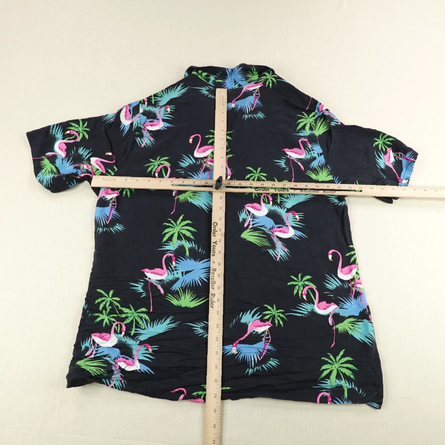 Vintage VINTAGE Frank Shirt Mens XL Short Sleeve Hawaiian Aloha Beach Tropical Casual Button-Up Black 90s Size US XL / EU 56 / 4 - 5 Thumbnail
