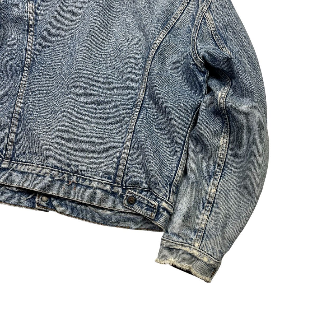 Levi's Vintage Clothing × Vintage 90s Levi’s Vintage Clothing Denim Sherpa Jacket Made in USA Size US L / EU 52-54 / 3 - 8 Thumbnail