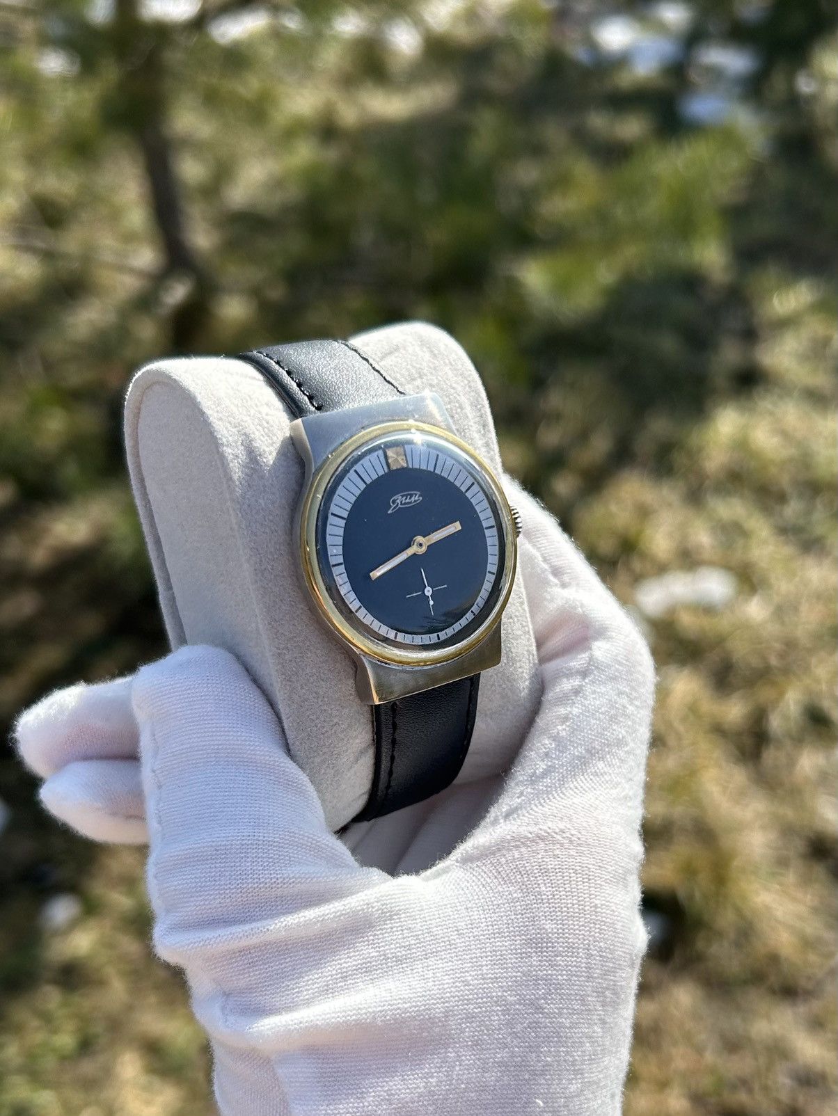 Vintage Vintage Watch Zim USSR Soviet Mechanical Retro 1970s Size ONE SIZE - 5 Thumbnail