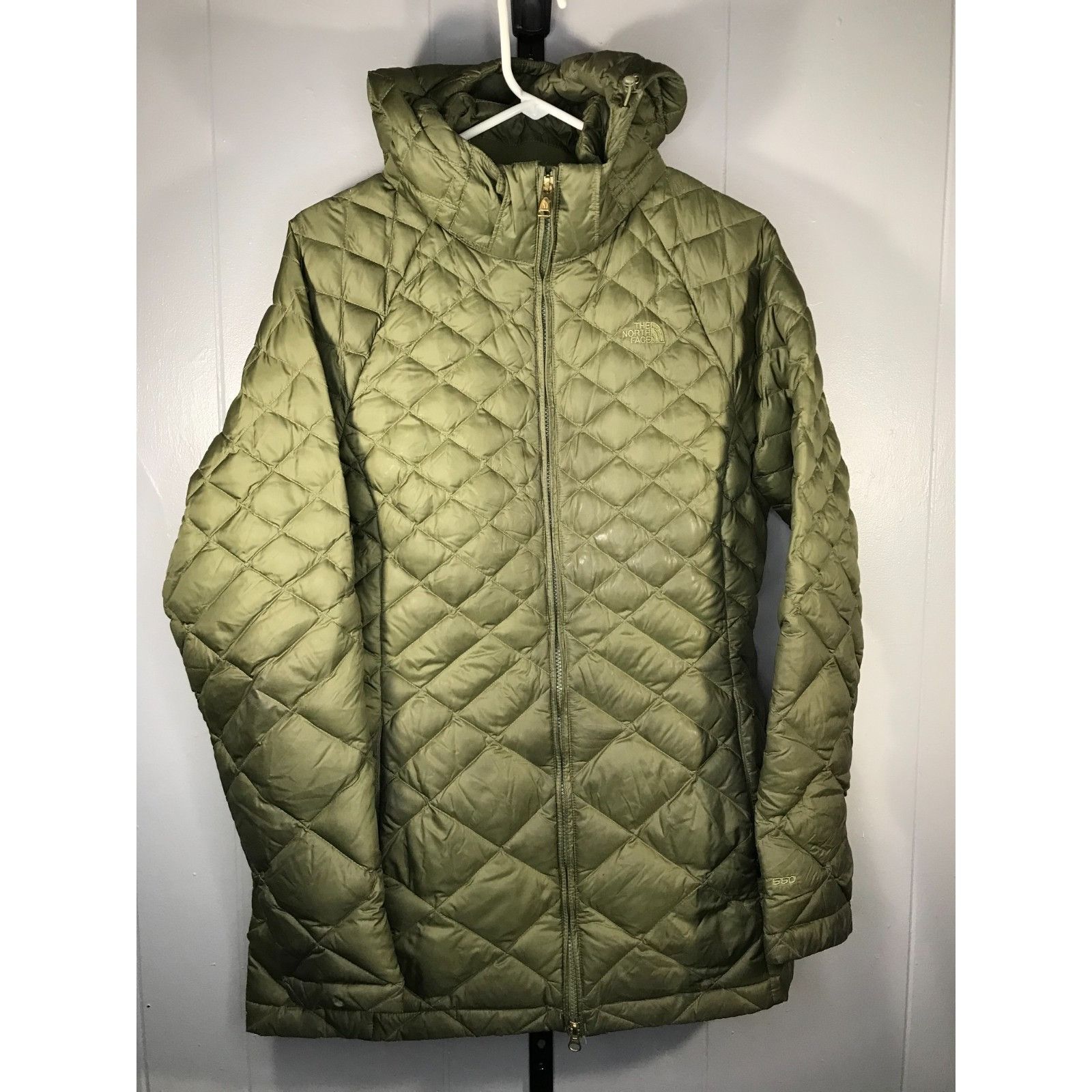 The North Face The North Face Transit Diamond 550 Fill Green Down Puffer Ho Size L / US 10 / IT 46 - 1 Thumbnail