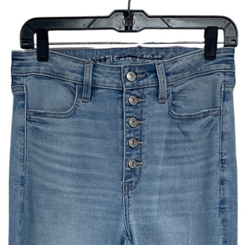 American Eagle Outfitters New American Eagle Womens 6 Cotton Blend Denim Jegging Jeans Size 28" / US 6 / IT 42 - 3 Thumbnail