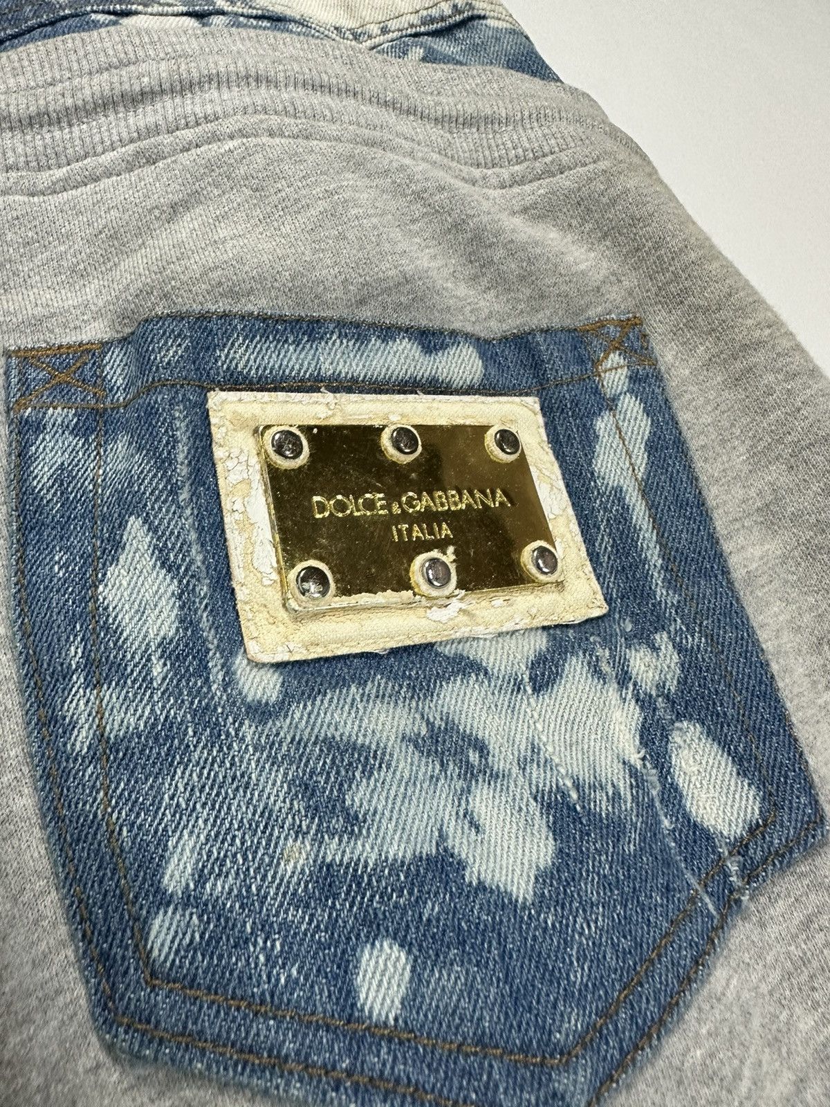 Dolce & Gabbana Dolce & Gabbana Hybrid Denim and Cotton Pants Size US 32 / EU 48 - 15 Thumbnail