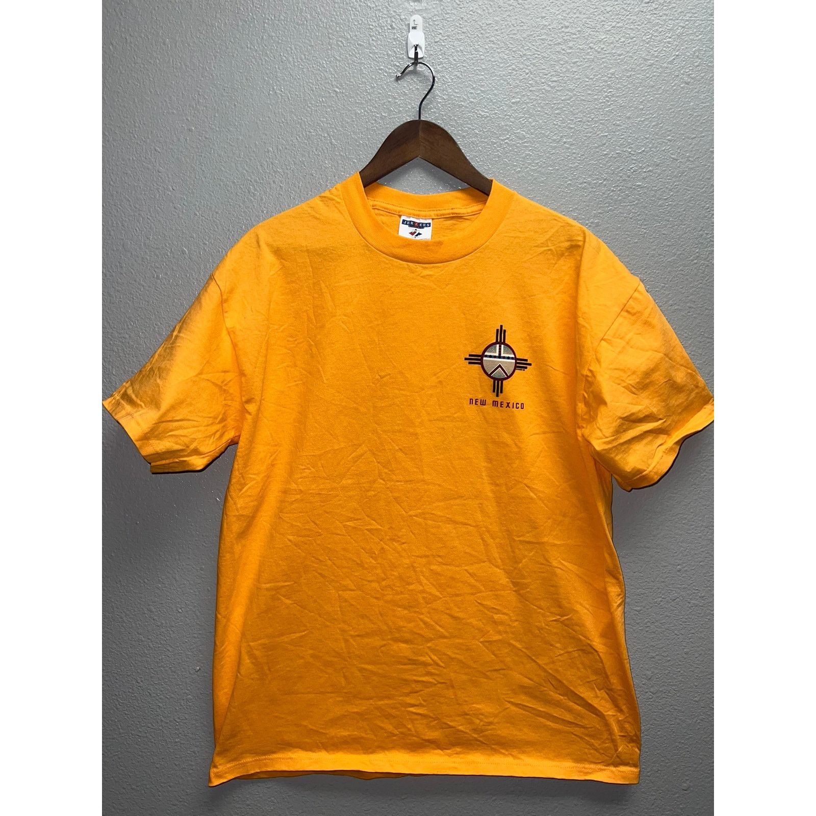 Jerzees Vintage New Mexico Shirt Sun God Orange Graphic Tee 90s L Size US L / EU 52-54 / 3 - 1 Thumbnail
