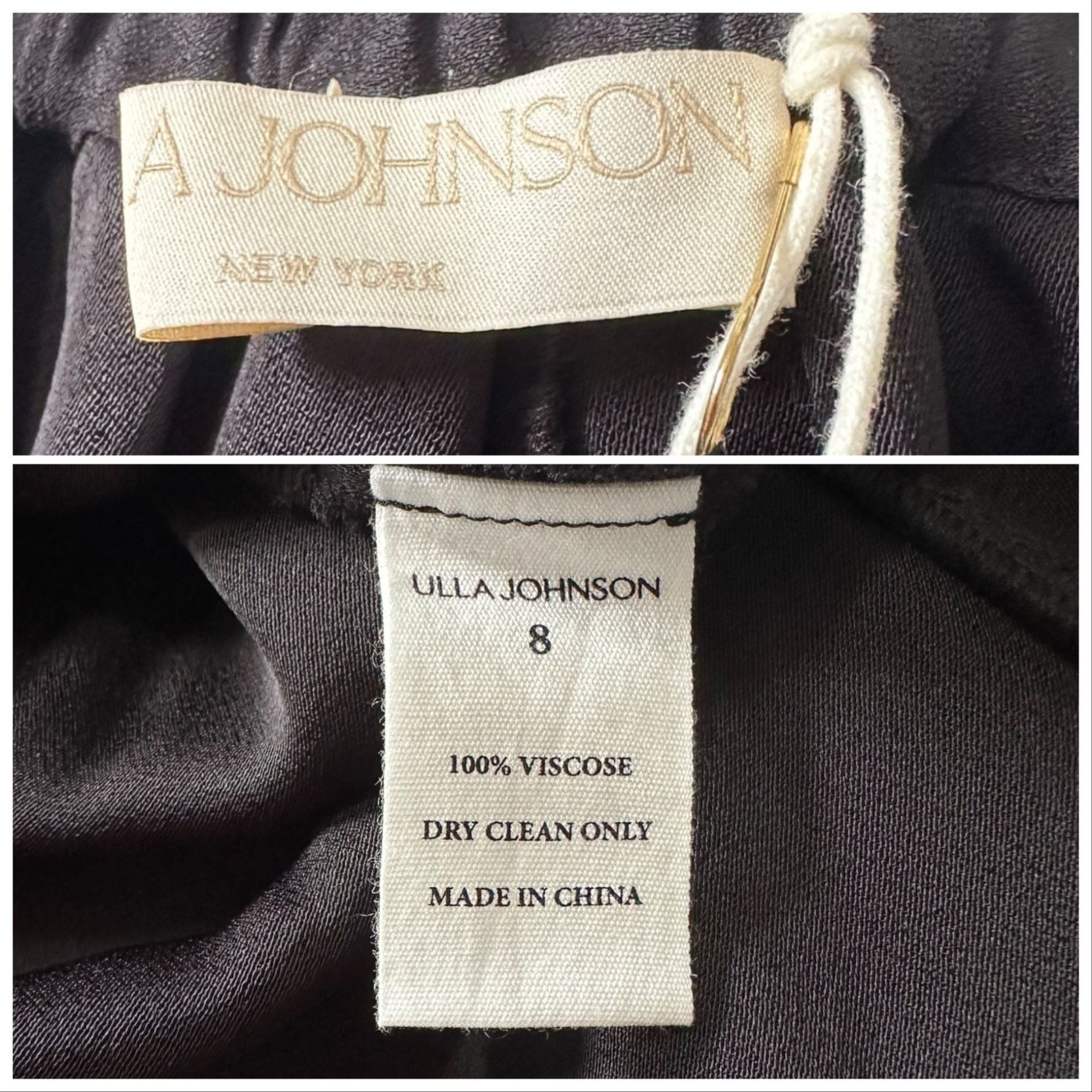 Ulla Johnson ULLA JOHNSON Zeta Midi Skirt, Noir-black, Size 8, NWt Size 30" / US 8 / IT 44 - 4 Thumbnail
