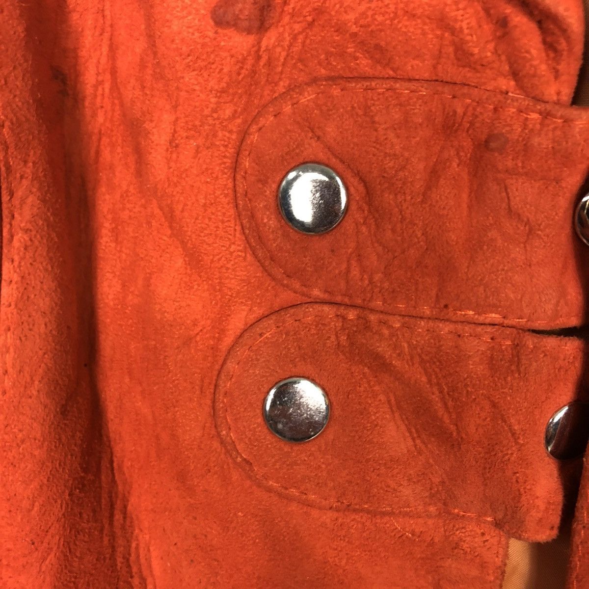 Vintage 🔥VINTAGE CHORE WORK LEATHER JACKET GINATERESA ISSEY MIYAKE Size US M / EU 48-50 / 2 - 18 Thumbnail