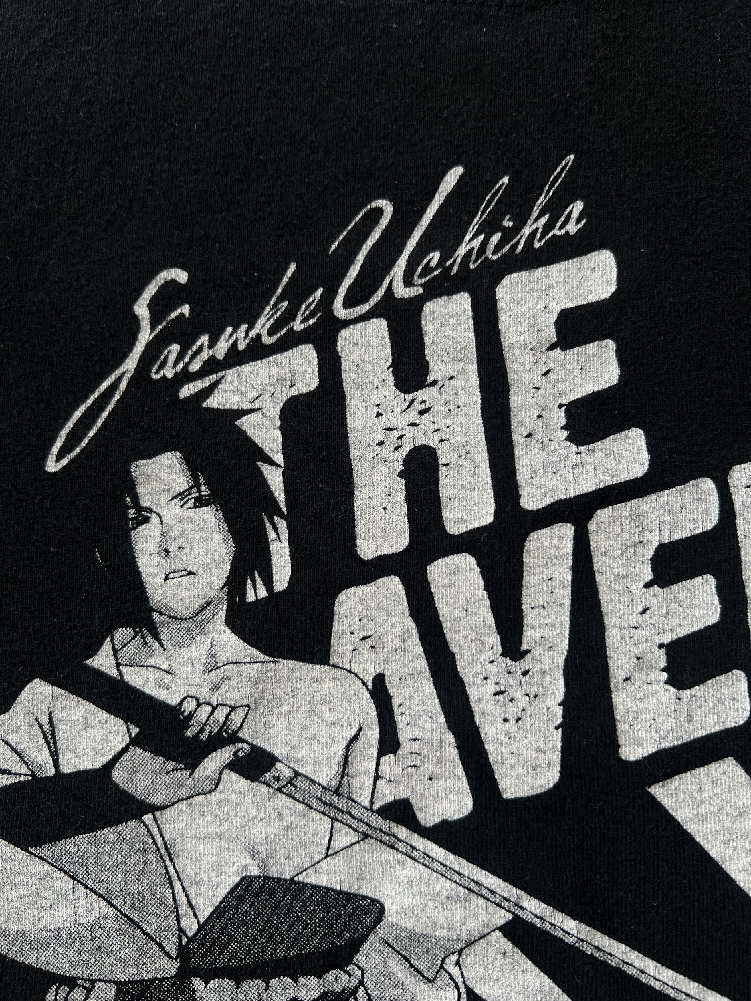 Anime Vintage 2000s Saske Uchiha Naruto Cospa Anime Black Tee Size US M / EU 48-50 / 2 - 4 Thumbnail