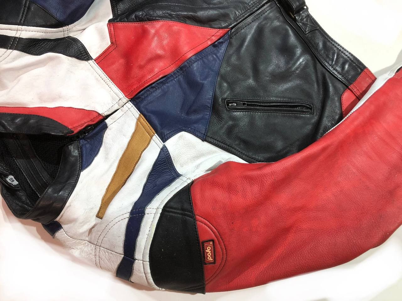 Other Polo Vintage Rare Avangarde Moto Racing Leather Jacket Size US L / EU 52-54 / 3 - 5 Thumbnail