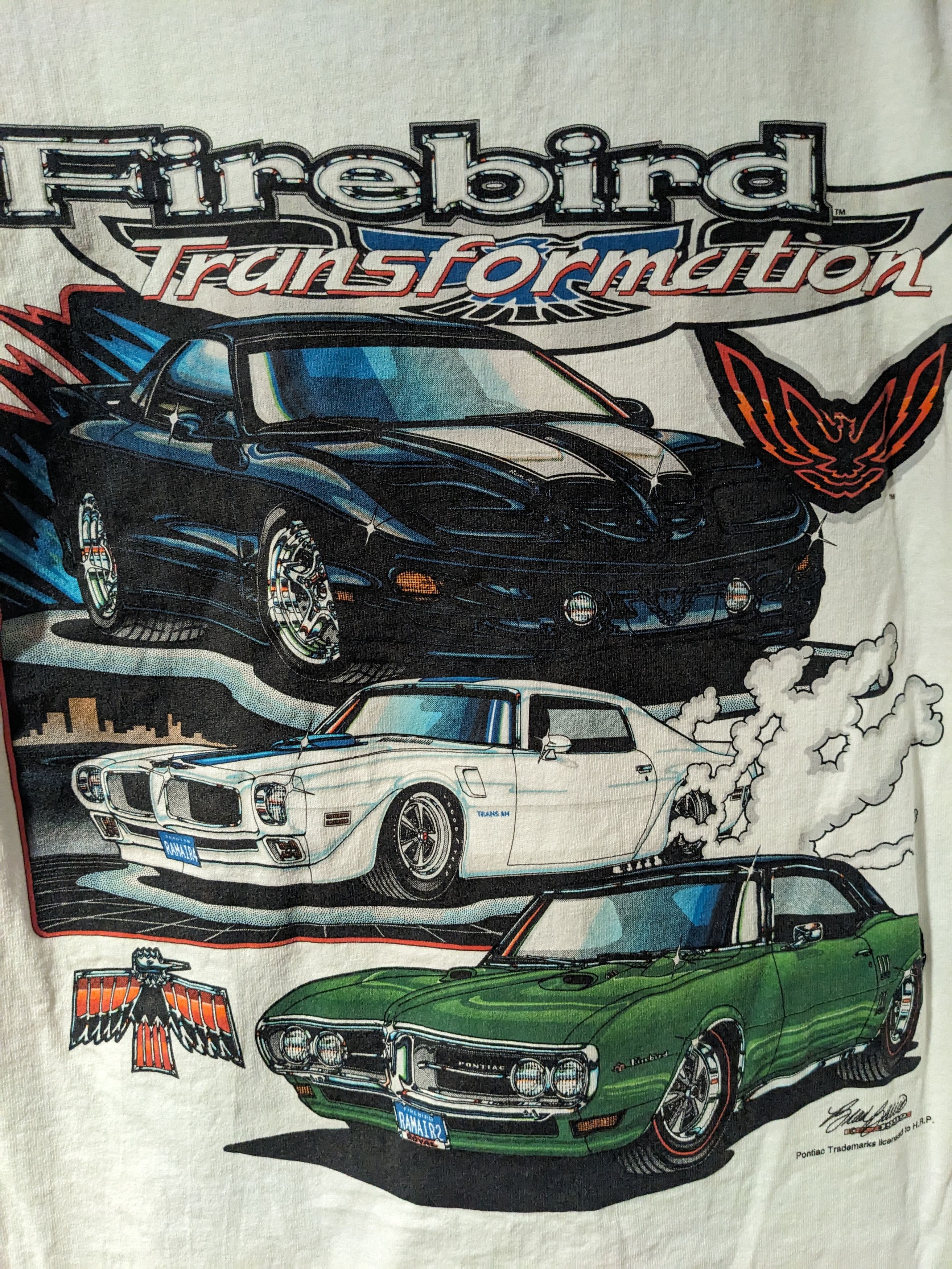 Chase Authentics × NASCAR × Vintage Vintage 90s Firebird Transformation Chase Authentic T-Shirt Size US XXL / EU 58 / 5 - 2 Thumbnail