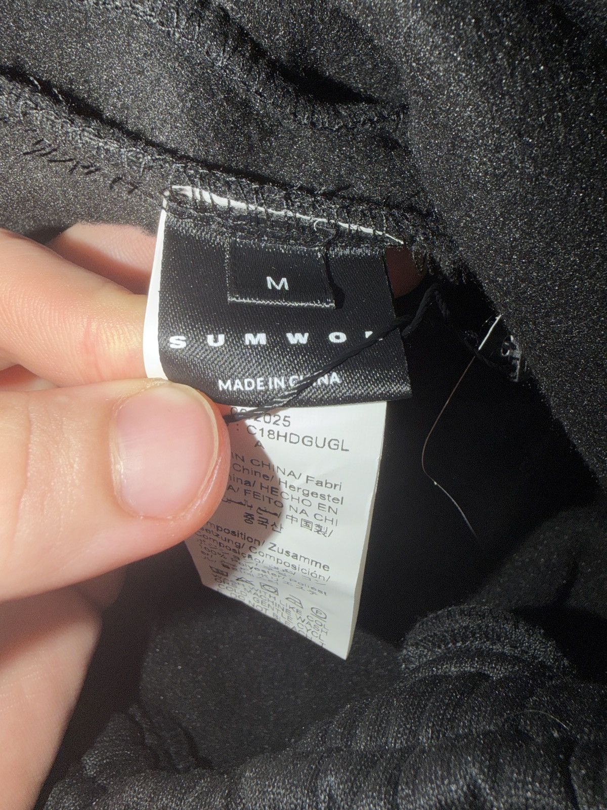 Other Sumwon StreetWear Baggy Track black sweatpants never worn Size US 30 / EU 46 - 4 Thumbnail