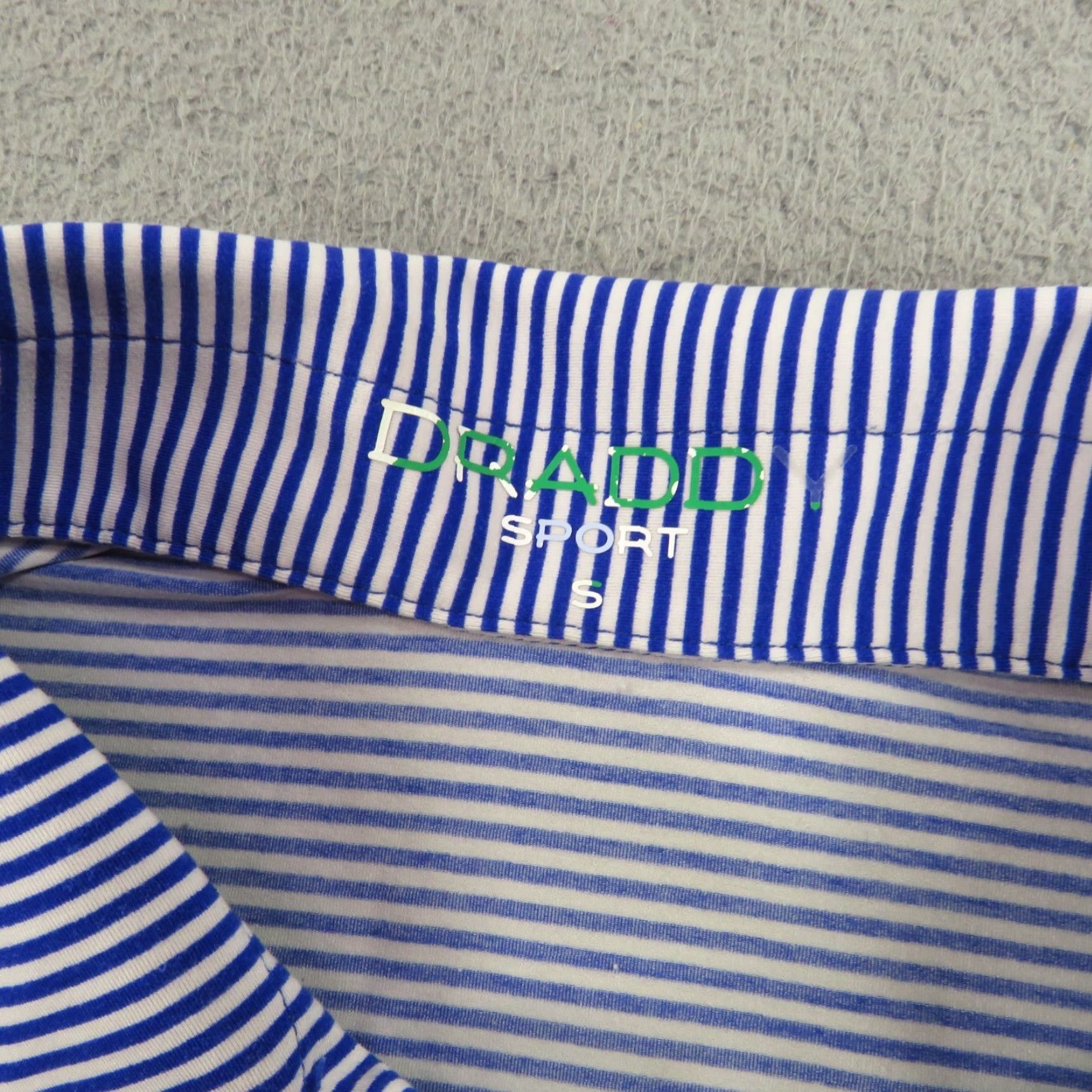 Vintage B Draddy Sport Polo Mens Blue White Small Made in USA CC Performance Golf Shirt Polo Shirt Mens Slim? Size US S / EU 44-46 / 1 - 5 Thumbnail
