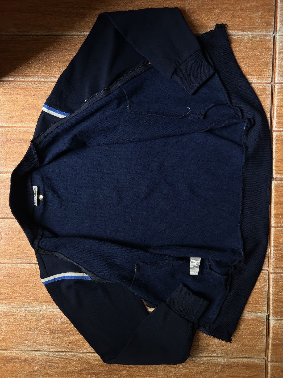 Lacoste × Vintage RARE to find vintage 70’s Lacoste blue with stripes Size US S / EU 44-46 / 1 - 7 Thumbnail