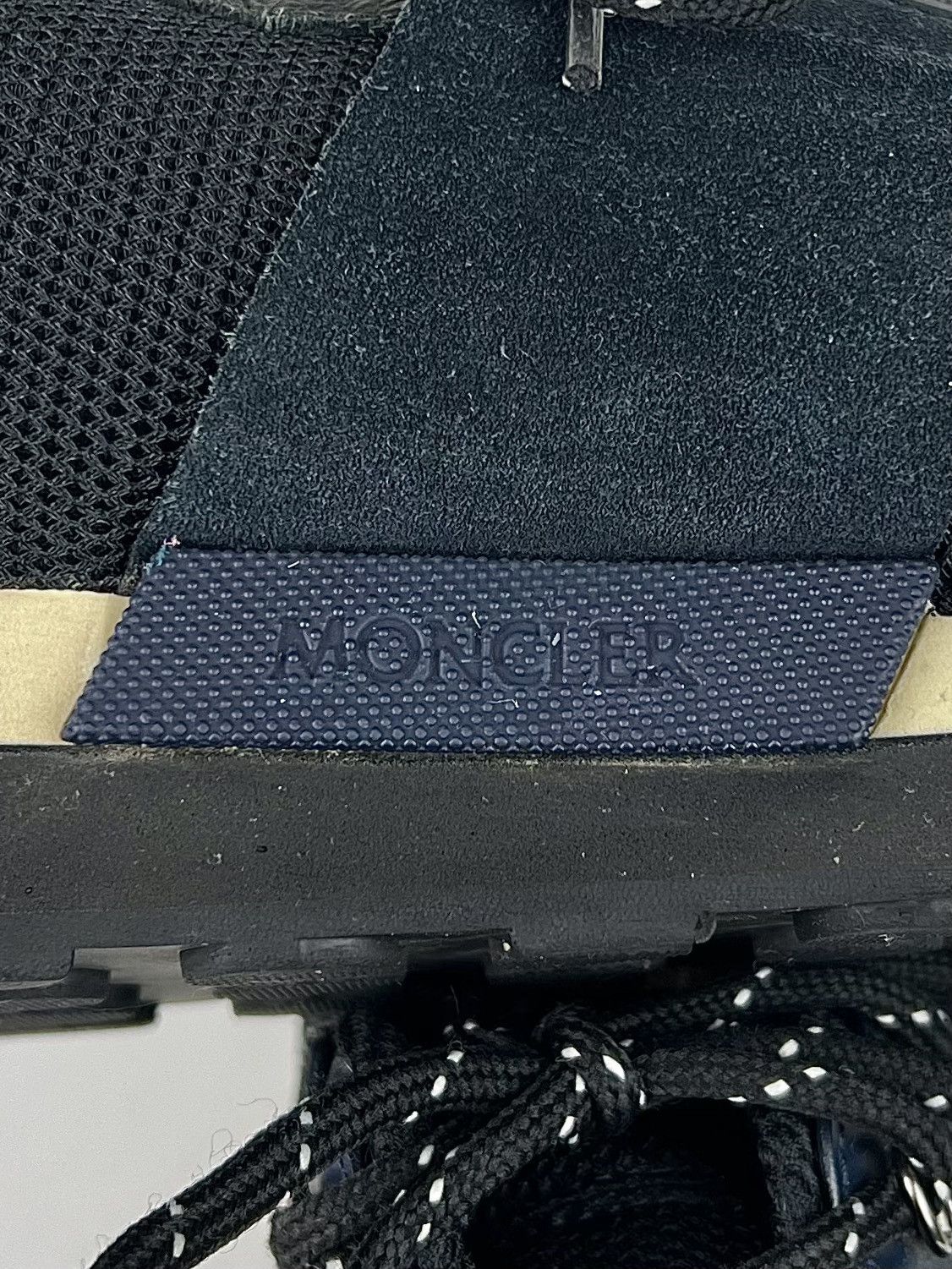 Moncler MONCLER Sneakers Low Top Race Runner Back Logo Nylon Leather Size US 10 / EU 43 - 10 Thumbnail