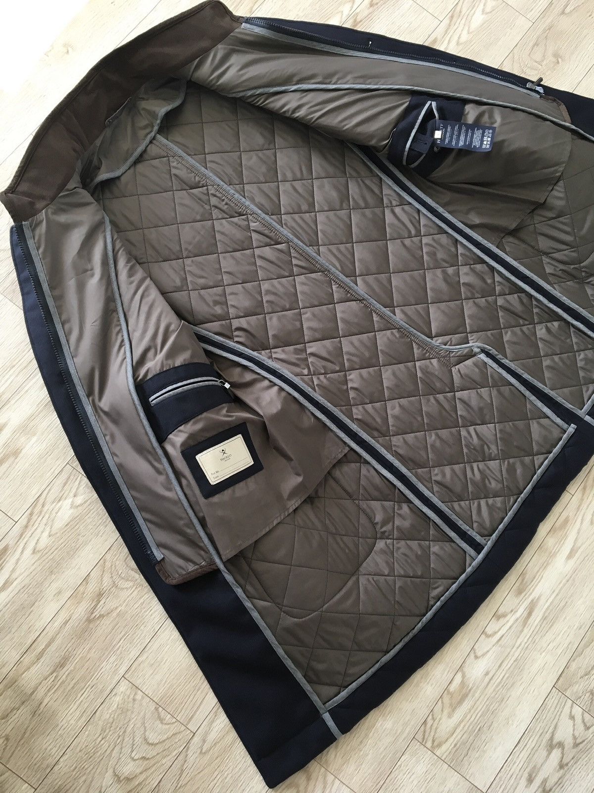 Hackett Hackett Mayfair London Bespoke Wool Padded Overcoat Size US S / EU 44-46 / 1 - 10 Thumbnail