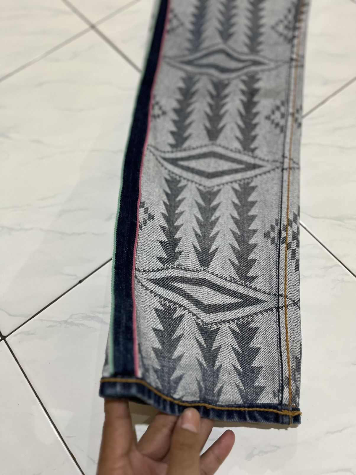 Paul Smith 🔥 Paul Smith R.Newbold Selvedge Denim Pants Size US 29 - 16 Thumbnail