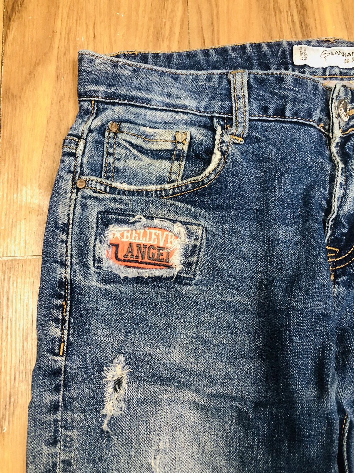 Other Lanhan Torn Pattern Design By HongKong (34) Size 29" - 5 Thumbnail