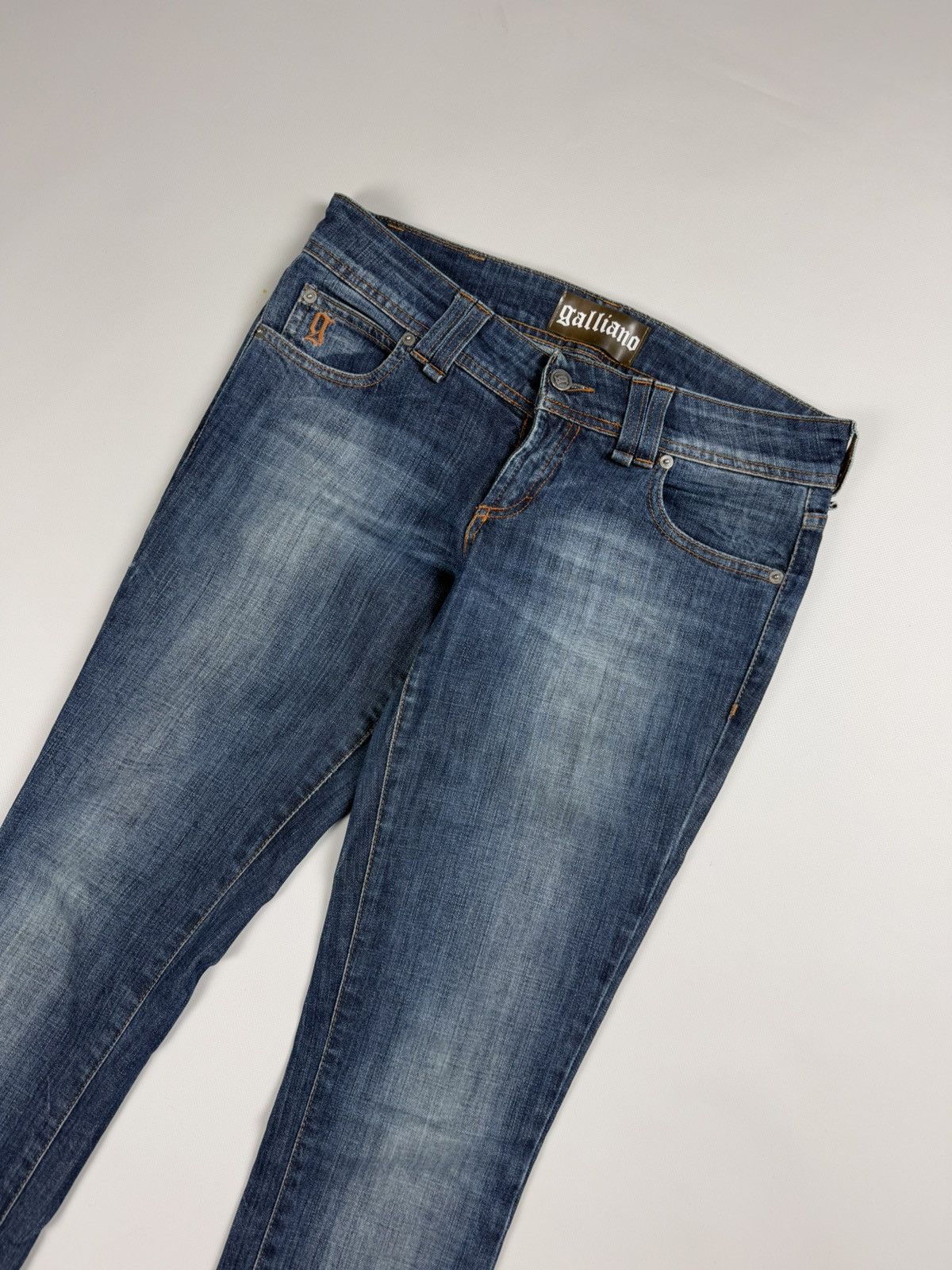 John Galliano Galliano Vintage Ladies Skinny Denim Jeans Size 29 / 43 Size 29" - 2 Thumbnail