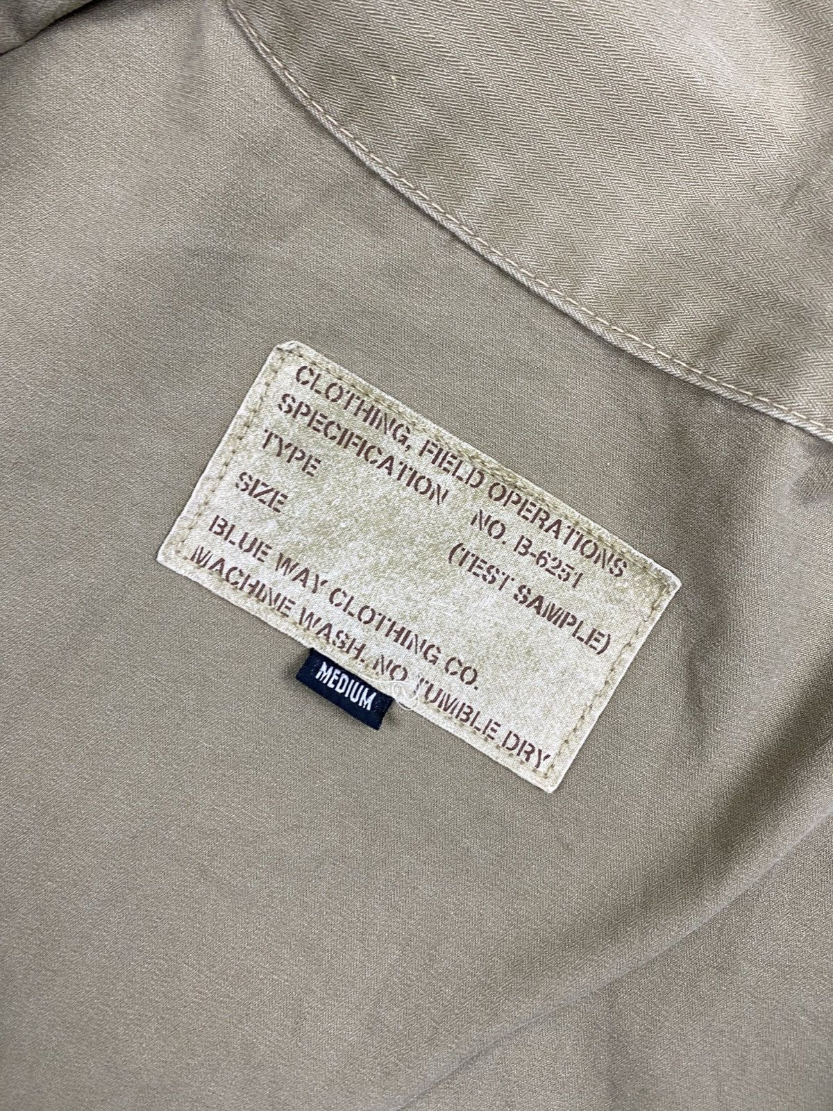 Vintage Vintage Blue Way Military Style Zipper Cotton Jacket Size US M / EU 48-50 / 2 - 9 Thumbnail