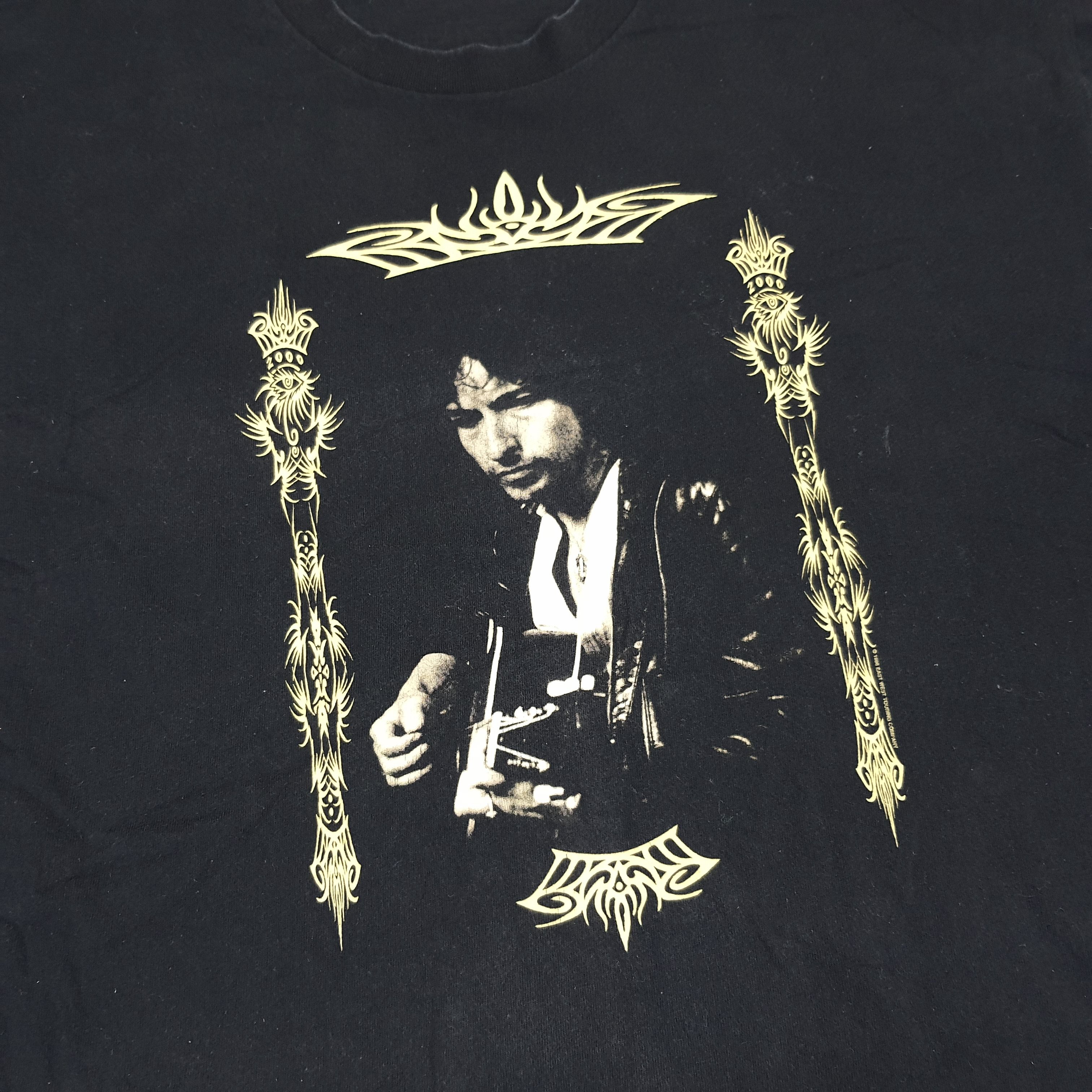 Band Tees × Vintage Vintage Bob Dylan American Solo Singer T-shirt Size US XL / EU 56 / 4 - 2 Thumbnail