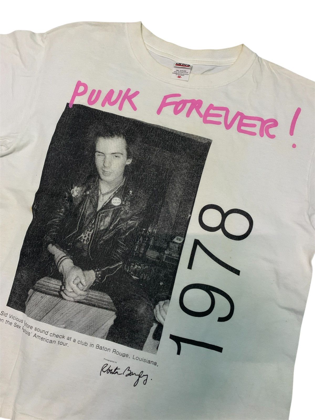 Band Tees Vintage 90s Sid Vicious Punk Forever Shirt Size US M / EU 48-50 / 2 - 2 Thumbnail