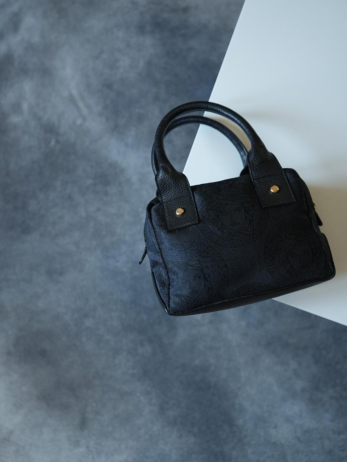 Versace 1990's Gianni Versace Mini Monogram Medusa HandBag VINTAGE Size ONE SIZE - 2 Thumbnail