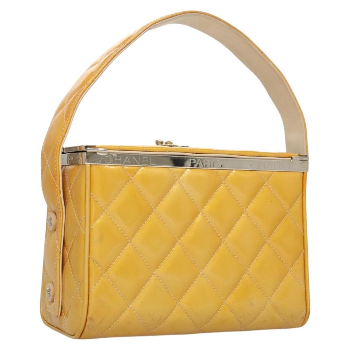 Chanel Vintage Metal Box Bag Quilted Lambskin