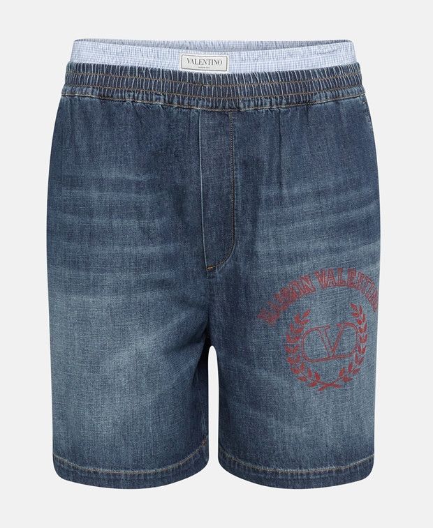 Valentino Denim shorts Size US 44 / EU 60 - 1 Preview