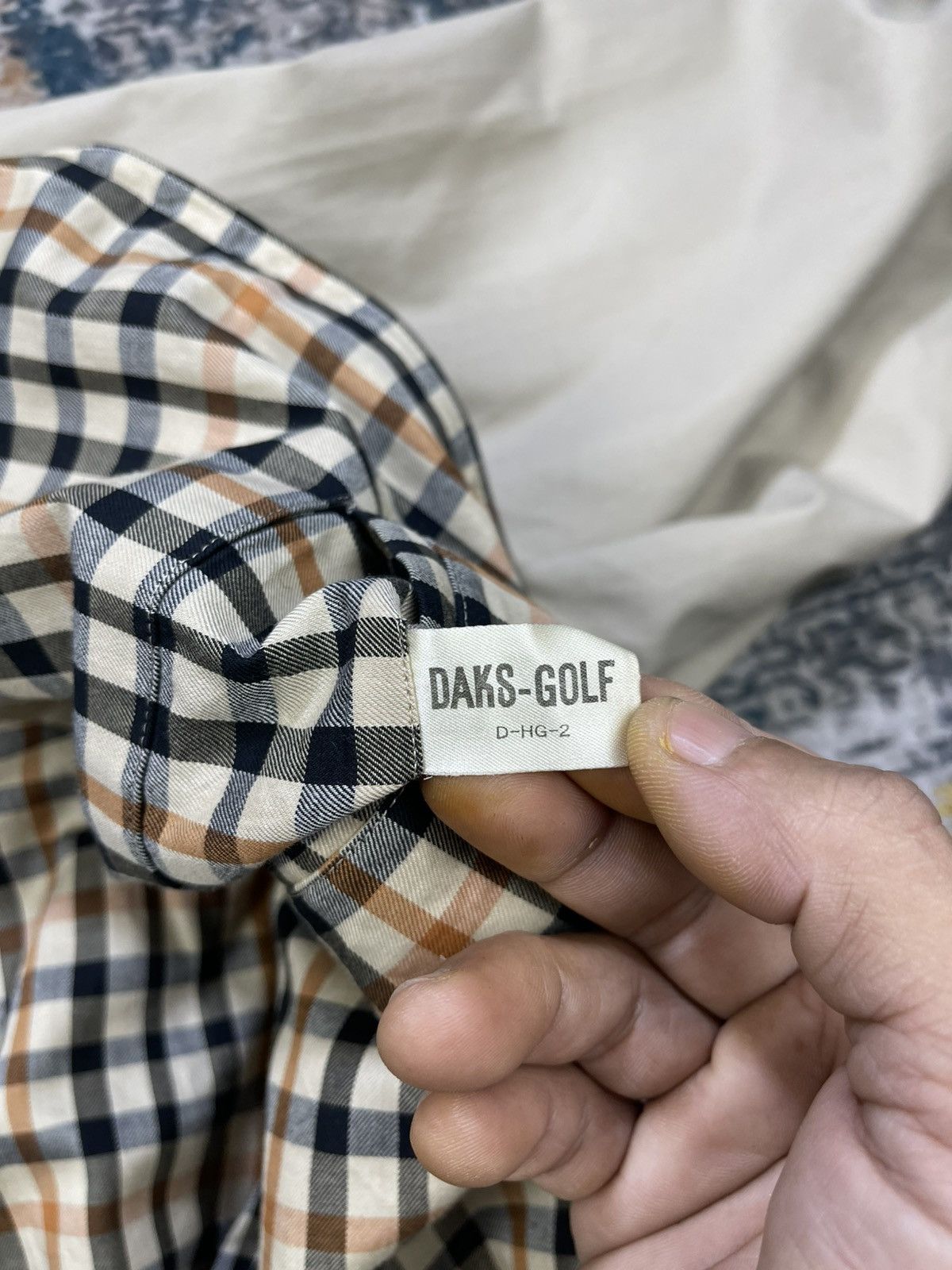 DAKS Vintage DAKS Golf Checked Lining Swing Collar Bomber Jacket Size US L / EU 52-54 / 3 - 15 Thumbnail