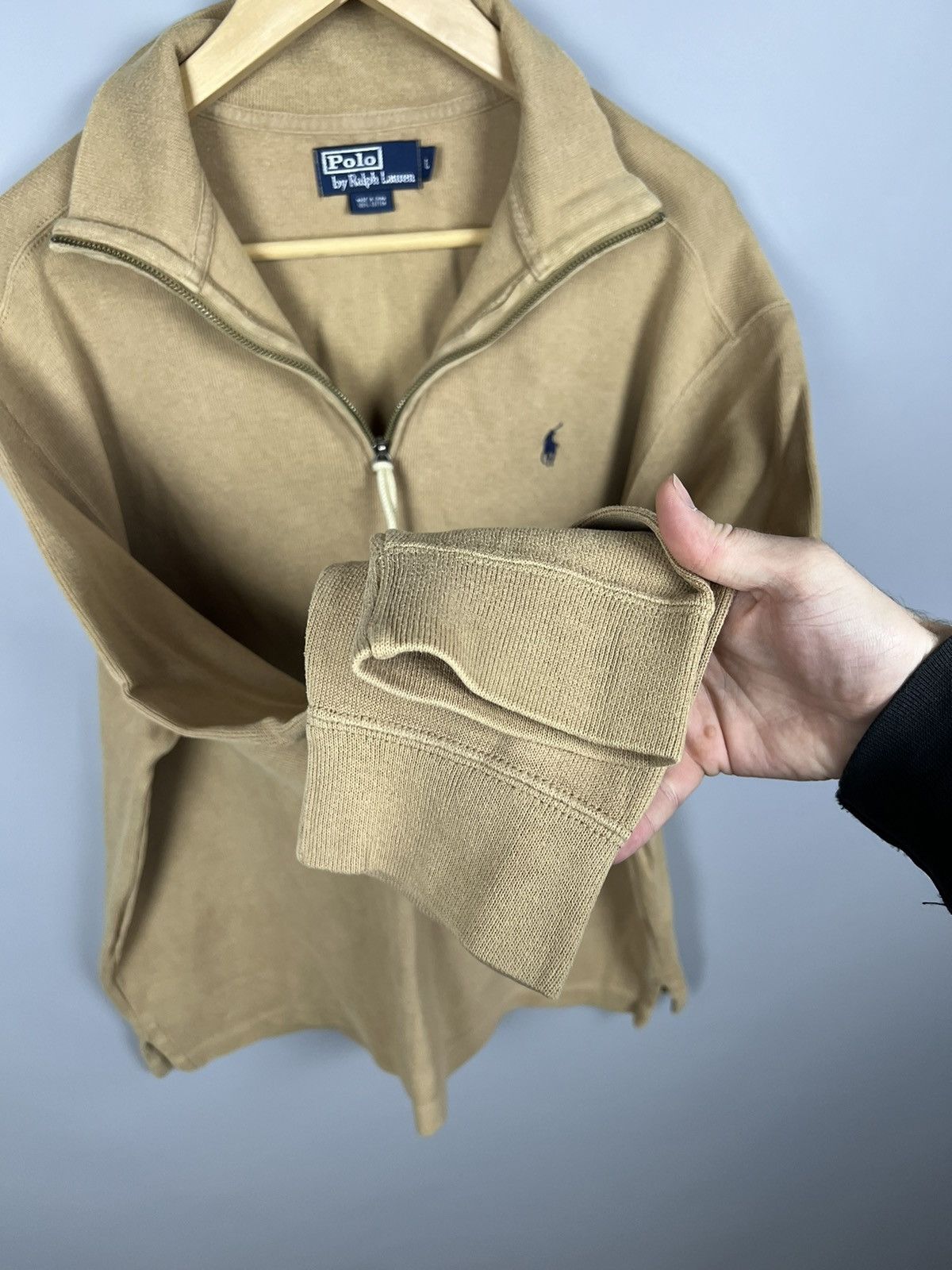 Polo Ralph Lauren (L) Polo Ralph Lauren Vintage Sweater Zip 1/4 Size US L / EU 52-54 / 3 - 8 Thumbnail