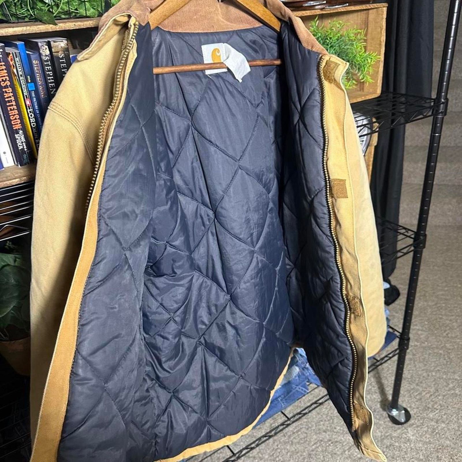 Carhartt Vintage Carhartt Tan Brown Arctic Detroit Jacket J02 J22 (?) Size US XL / EU 56 / 4 - 3 Thumbnail